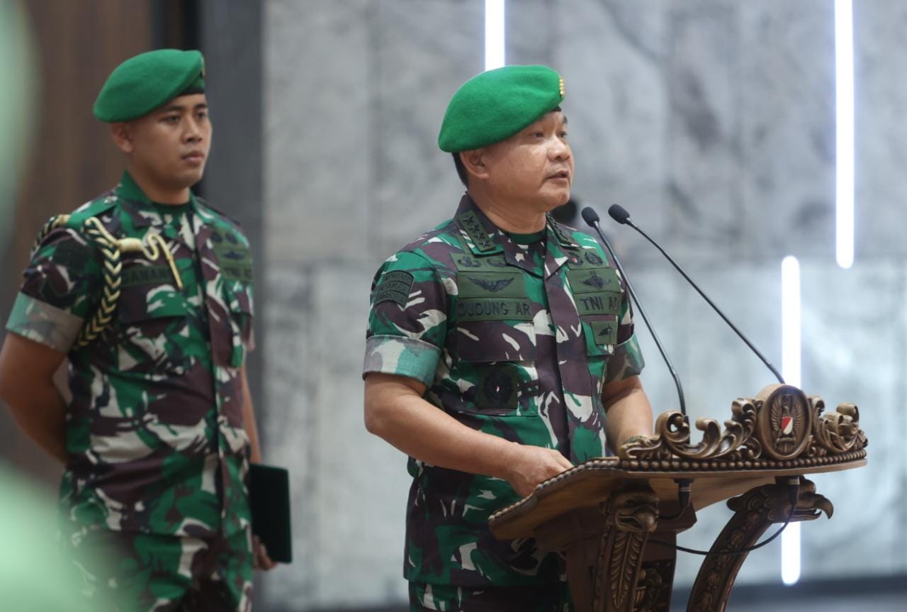 Kasad Pimpin Laporan Korps Kenaikan Pangkat 19 Pati TNI AD – Narasipos.Com